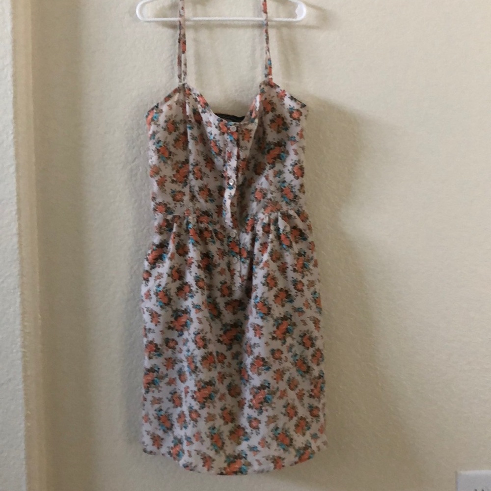 Short cute floral dress